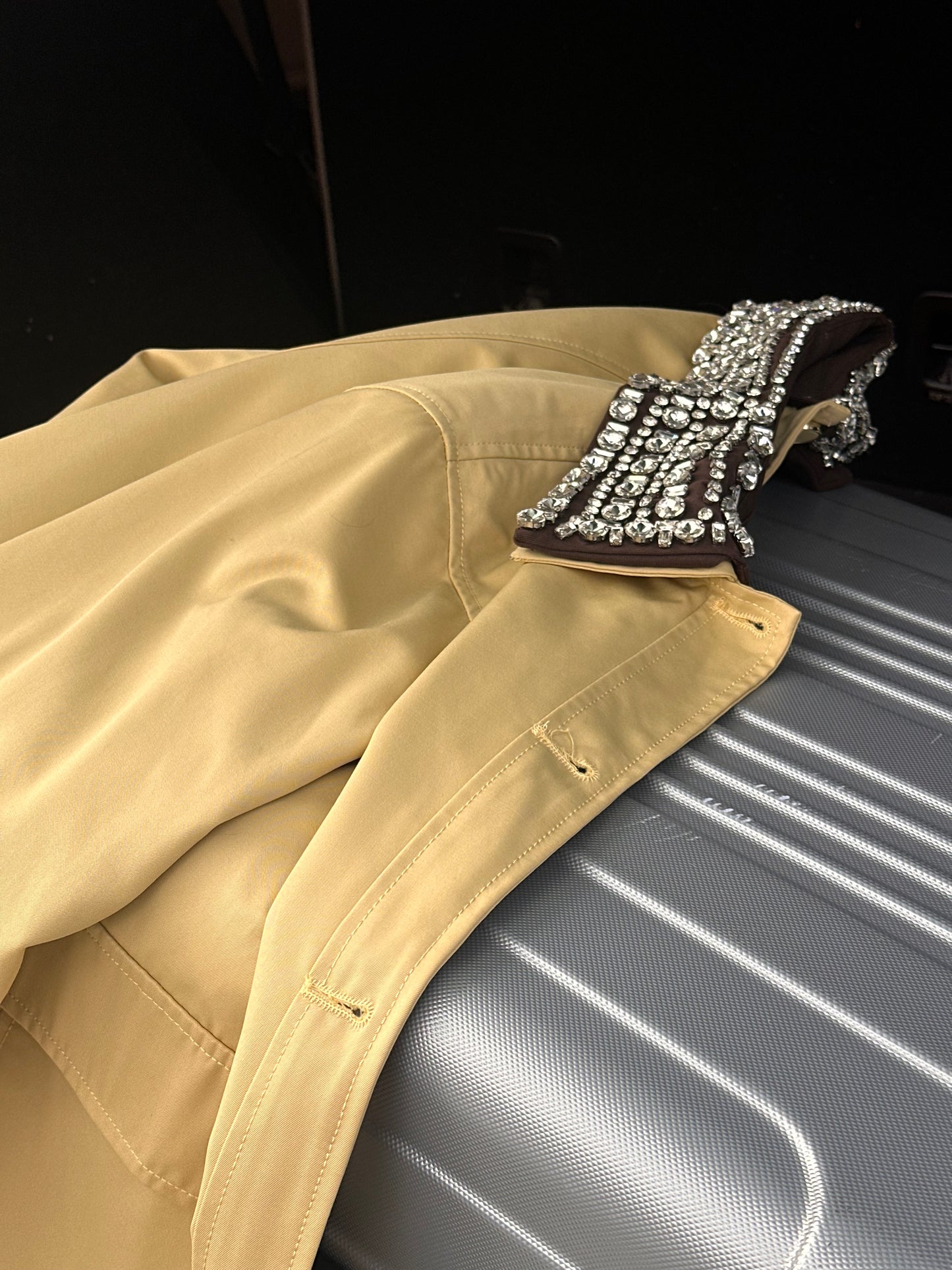 Embellished Collar Barn Jacket